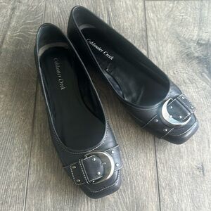 Coldwater Creek shoes size 10 slip on ballet flats black